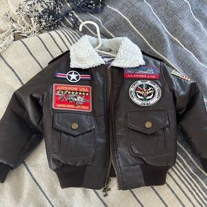 Toddler bomber jacket